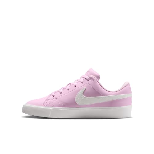 Nike Little Kids' Tennis Essential Shoes, Pink Foam/Sail, 1.5Y