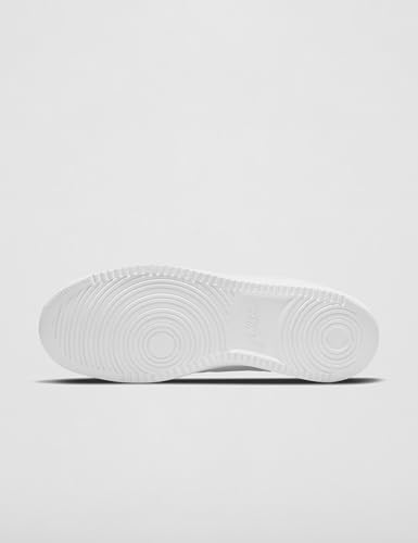Nike Men's Court Vision Low Next Nature Shoes, White/White-White, 8