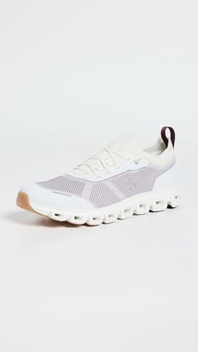 On Women's Cloud 6 Versa Sneakers, Ice/Maroon, 8 Medium US