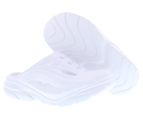 Hoka Unisex Ora Recovery Mule White/White Men's 7, Women's 9 Medium