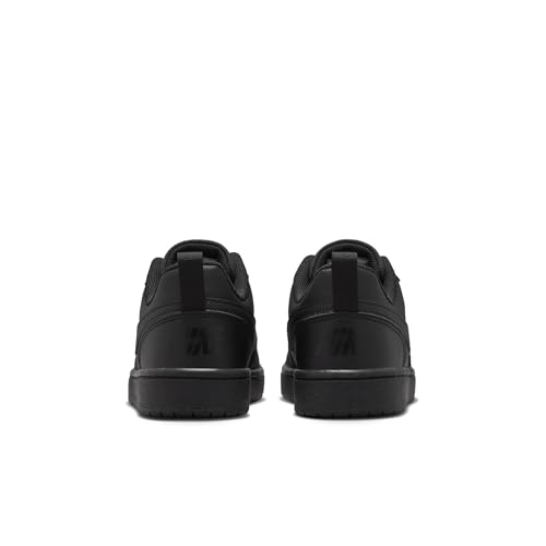 Nike Big Kid's Court Borough Low Recraft Shoes, Black/Black-Black, 5.5Y