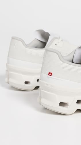 On Women's Cloudmonster Void Sneakers, White | White, 8 Medium US
