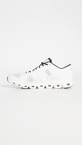 On Men's Cloud X Sneakers, White/Black, 11 Medium US