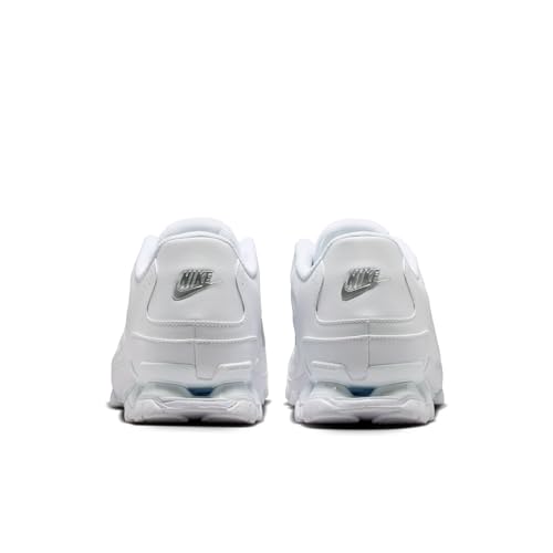 Nike Men's Reax 8 NSW Sl, White/Metallic Silver-Pure Platinum, 10