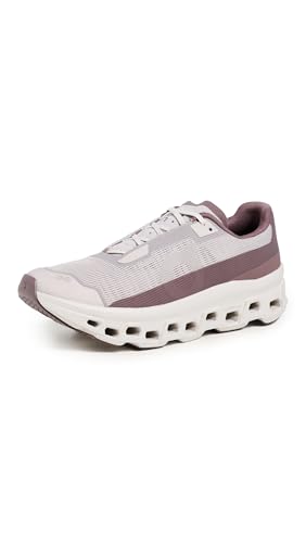 On Women's Cloudmonster Void Sneakers, Fog/Pearl, 8.5 Medium US