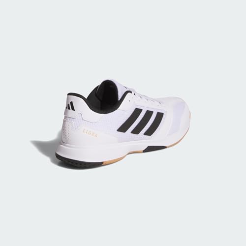 Adidas Mens Ligra 8 Indoor Volleyball, White/Black/White, 10