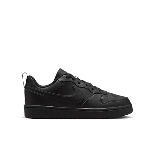 Nike Big Kid's Court Borough Low Recraft Shoes, Black/Black-Black, 6Y