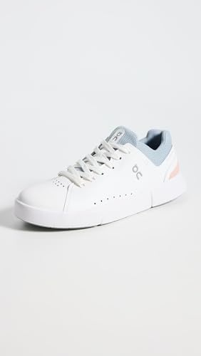 On Women's The Roger Advantage Sneakers, White/Rosehip, 10 Medium US