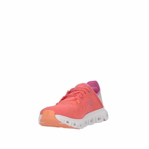 On Womens, Cloud 6 Coast Salmon/Pearl 7.5 Medium