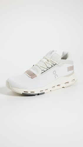On Men's Cloudnova 2 Sneakers, Ice/Sand, 9.5 Medium US