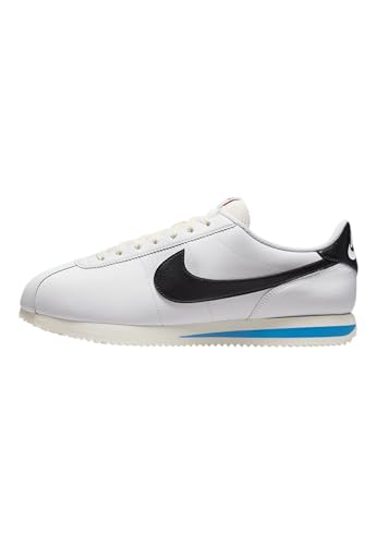 Nike DM4044 Men's Cortez, White/Black-LT Photo Blue-Sail EU 46