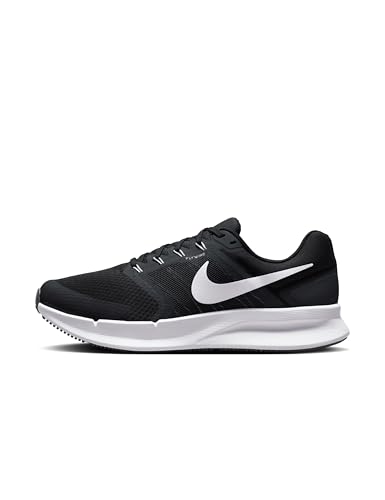 Nike Men's Run Swift 3 Road Running Shoes, Black/White-Dark Smoke Grey, 11