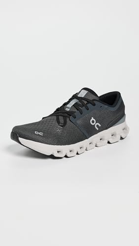 On Men's Cloud X 4 Sneakers, Shadow/Apollo, 10 Medium US