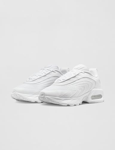 Nike Women's Air Max Fire Shoes, White/White-Black, 9