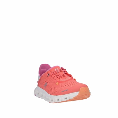 On Womens, Cloud 6 Coast Salmon/Pearl 7.5 Medium