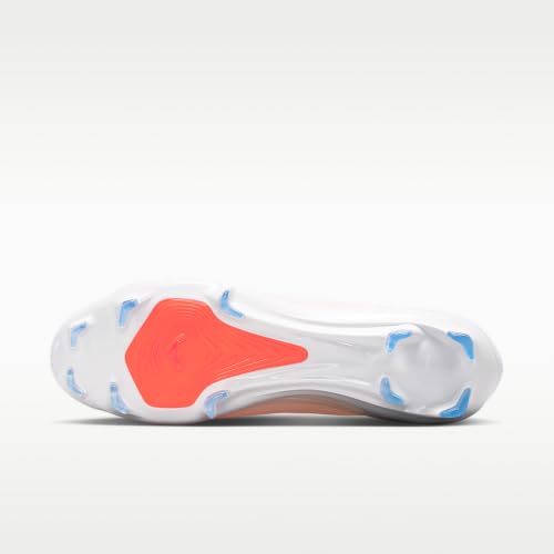 Nike Mercurial Superfly 11 Pro Firm-Ground Low-Top Soccer Cleats (White/Bright Crimson/Blur) Size 10
