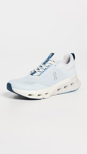 On Women's Cloudnova X 1 Sneakers, Arctic/Niagara, 7.5 Medium US