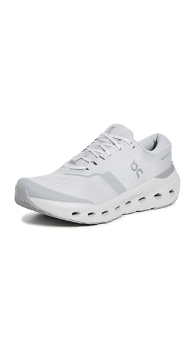 On Mens Cloudrunner 3, Ghost/Verdite 10 Wide