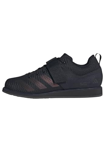 adidas Unisex-Adult Powerlift 5 Weightlifting, Black/Black/Carbon, 7