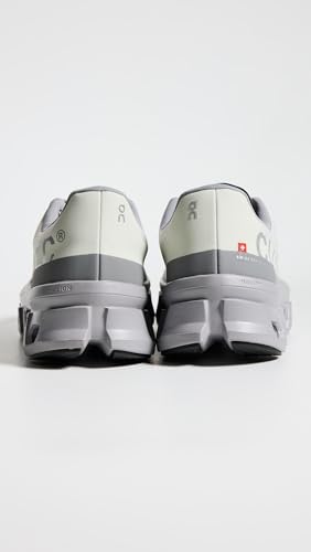 On Men's Cloudmonster Sneakers, Ice | Alloy, Grey, 11.5 Medium US