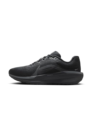 Nike Men's Winflo 11 Road Running Shoes, Black/Anthracite, 10.5
