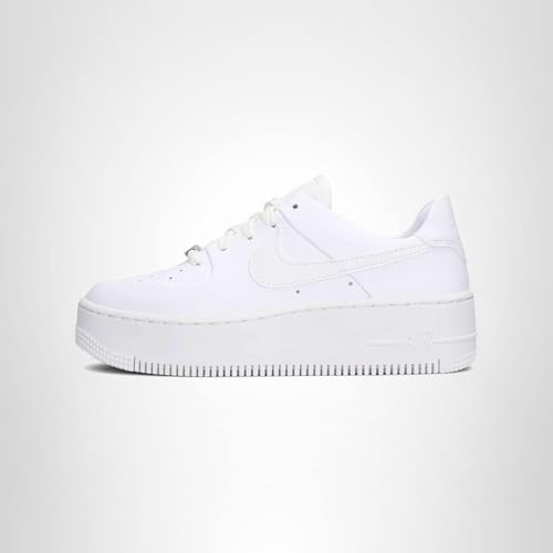 Nike Womens WMNS Air Force 1 Sage Low AR5339 100 Triple White - Size 9W