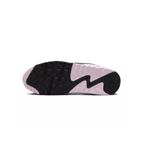 Nike Air Max 90 Men's Shoes (DM0029-106, White/Pink Foam/Armory Navy/Wolf Grey) Size 9.5