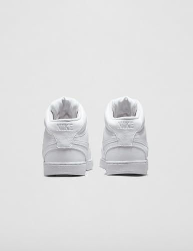 Nike Men's Court Vision Mid Next Nature Shoes, White/White-White, 11