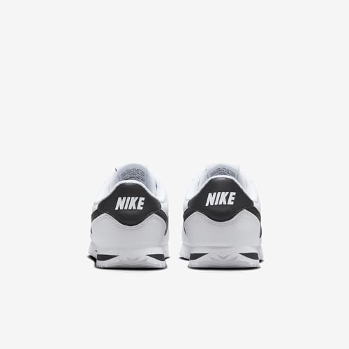 Nike Cortez Big Kids' Shoes (DM0950-108, White/Black) Size 6.5