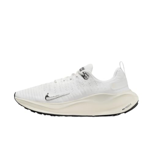 Nike InfinityRN 4 Women's Road Running Shoes (DR2670-104, White/Sail/Coconut Milk/Chrome) Size 5.5
