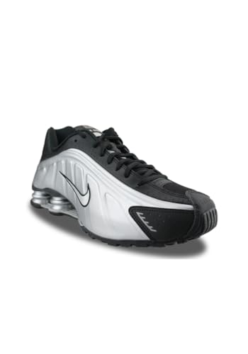 Nike Shox R4 Men's Shoes (Metallic Silver/Black/Metallic Silver/Metallic Silver) Size 10