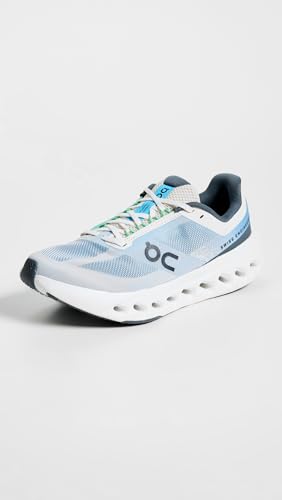 On Women's Cloudsurfer Next 1 Sneakers, Niagara/White, 11 Medium US