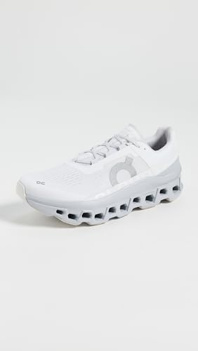On Men's Cloudmonster Sneakers, White | Glacier, 11.5 Medium US