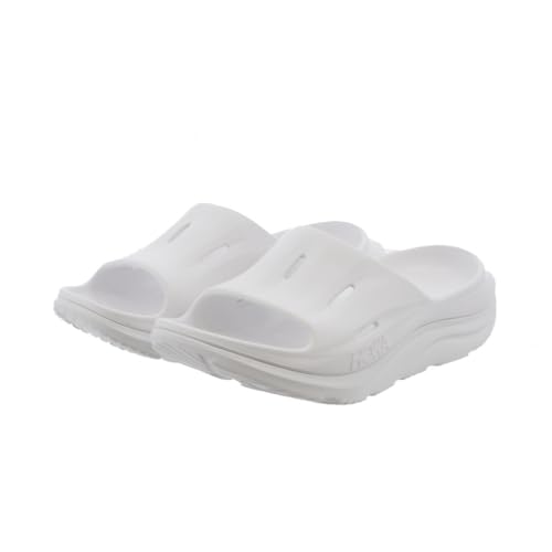Hoka Unisex Ora Recovery Slide 3 White/White Men's 10, Women's 12 Medium
