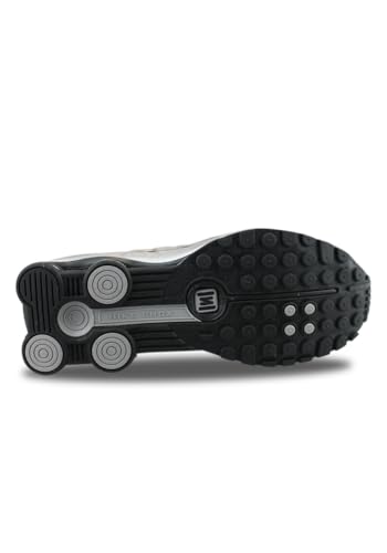 Nike Shox R4 Men's Shoes (Metallic Silver/Black/Metallic Silver/Metallic Silver) Size 10