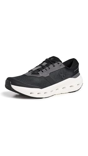 On Men's Cloudrunner 3 Sneakers, Black | Ivory, 10.5 Medium US