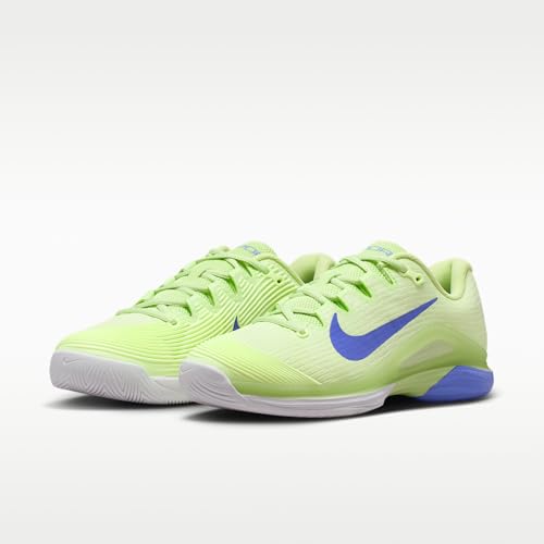 Nike Vapor 12 Women's Hard Court Tennis Shoes (Light Liquid Lime/White/Volt Tint/Sapphire) Size 9
