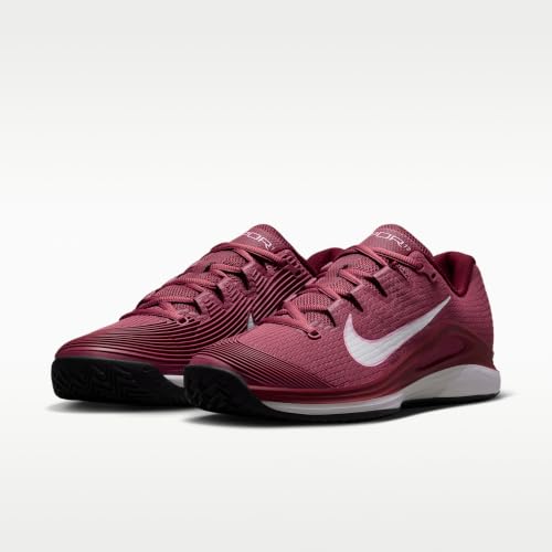 Nike Vapor 12 Women's Clay Court Tennis Shoes (Pink Smoke/Vast Grey/Black/White) Size 6.5