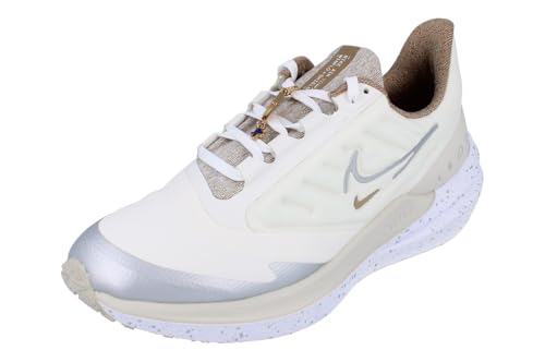 Nike Womens Air Winflo 9 Shield Running Trainers FB1863 Sneakers Shoes (UK 7 US 9.5 EU 41, sail Metallic Silver White 101)