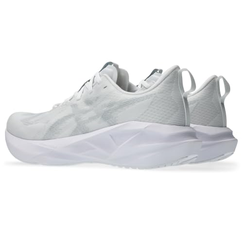 ASICS Men's NOVABLAST 5 Running Shoes, 12, White/Piedmont Grey