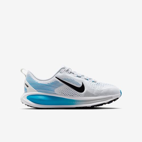 Nike Unisex Kids Vomero 18 (Little Kid/Big Kid) White/Black/Blue Hero/Pure Platinum 7 Medium Big Kid
