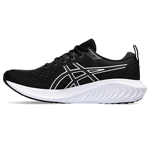 ASICS Men's Gel-Excite 10 Running Shoes, 10, Black/White