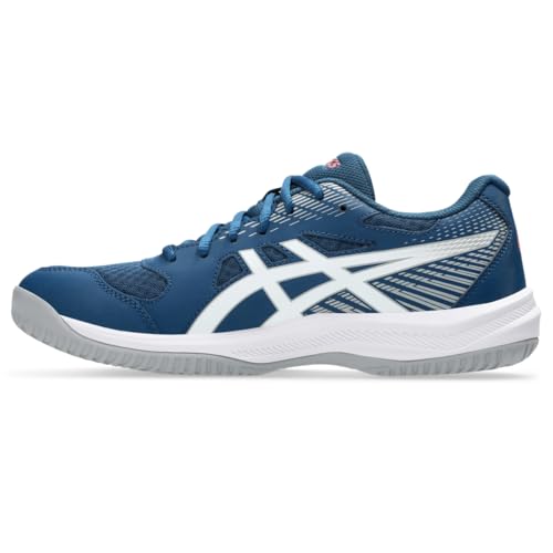 ASICS Men's Upcourt 6 Volleyball Shoes, 11.5, MAKO Blue/White