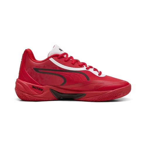 Puma Men's All-Pro Nitro Basketball Shoes, for All Time Red-Black-White AH25, 13