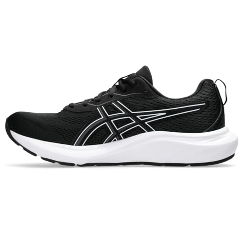 ASICS Men's Gel-Contend 9 Running Shoes, 10.5, Black/White