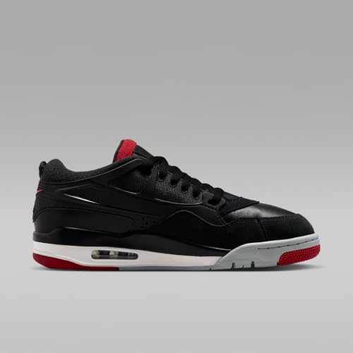 Air Jordan 4 RM Men's Shoes (Black/Wolf Grey/White/Varsity Red) Size 11.5