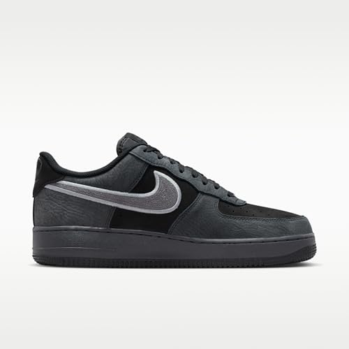 Nike Air Force 1 '07 LV8 Men's Shoes (Black/Smoke Grey/Dark Smoke Grey) Size 8