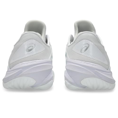 ASICS Women's Court FF 3 Tennis Shoes, 9, White/Pitch Green