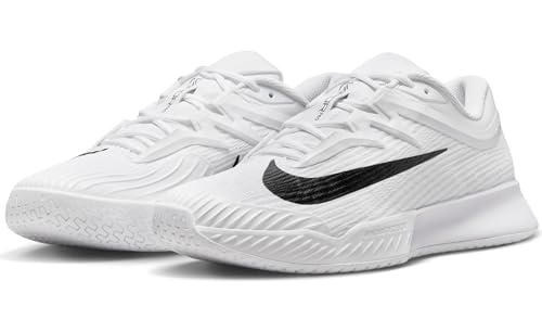 Nike Vapor Pro 3 Men's Hard Court Tennis Shoes (FZ2161-101, White/Black) Size 9.5