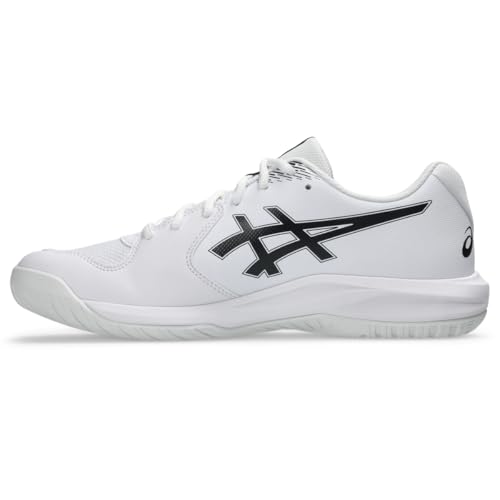 ASICS Men's Gel-Dedicate 9 Tennis Shoes, 10.5, White/Black